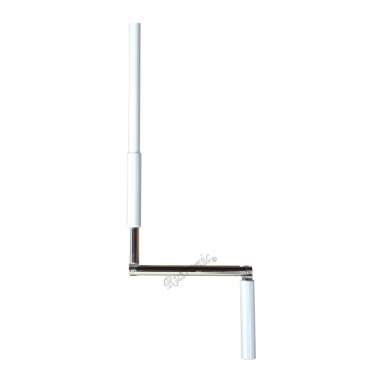 Storenkurbel Alu-Stahl komplett mit PVC Platte